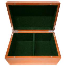 Dřevěné šachy.cz Dřevěný box na figurky DeLuxe intarzovaný ve vysokém lesku