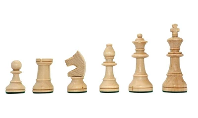 Staunton Magdeburg černé dřevěné šachové figurky