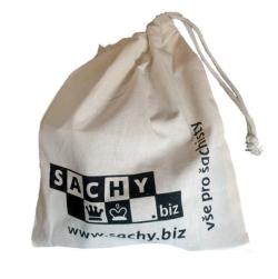 Drevene sachy.cz Klasická klubovka komplet s rolovací šachovnicí a sáčkem