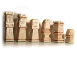 Drevene sachy.cz Šachy ručně vyřezávané Castle v intarzované šachovnici