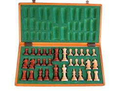 Drevene-sachy.cz Drevene sachy.cz Šachy turnajové č.5 s intarzovanou šachovnicí