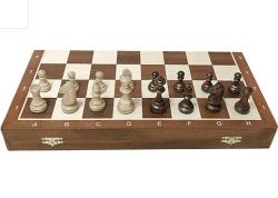Drevene-sachy.cz Drevene sachy.cz Šachy turnajové č.5 s intarzovanou šachovnicí