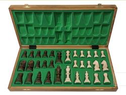 Drevene-sachy.cz Drevene sachy.cz Šachy turnajové č.5 s intarzovanou šachovnicí