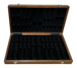 Dřevěné šachy.cz Šachy turnajové č.5 s intarzovanou šachovnicí