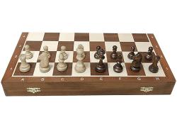Drevene-sachy.cz Drevene sachy.cz Šachy turnajové č.6 s intarzovanou šachovnicou