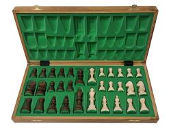 Drevene-sachy.cz Drevene sachy.cz Šachy turnajové č.6 s intarzovanou šachovnicou