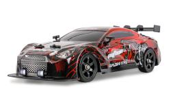 Drift Sport RC Auto GTR 4WD 1:16 RTR s dymom a LED osvetlením červenej