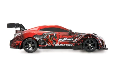 Drift Sport RC Car GTR 4WD 1:16 RTR s kouřem a LED osvětlením červené