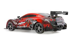 Drift Sport RC Car GTR 4WD 1:16 RTR s kouřem a LED osvětlením červené