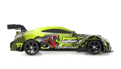 Drift Sport RC Car GTR 4WD 1:16 RTR s kouřem a LED osvětlením zelené