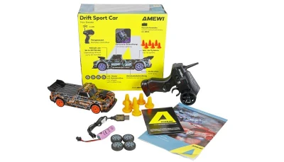 Amewi Mini-Breaker oranžové 4WD 1:24 RTR RC driftovací auto