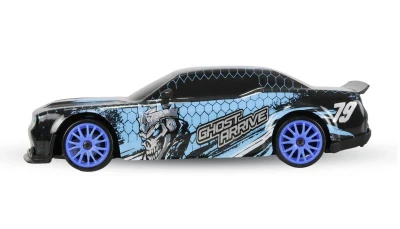 Amewi Drift Sport Muscle Car modré 4WD 1:24 RTR RC driftovací auto