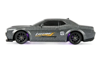 Drift Sport RC Muscle Car s Gyroskopem 4WD 1:43 RTR šedá