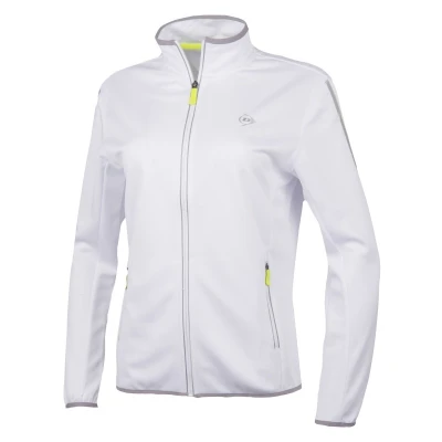 Dunlop CLUB bílá dívčí sportovní bunda