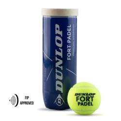 Padel míče DUNLOP FORT 3BT