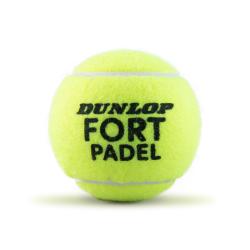 Padel míče DUNLOP FORT 3BT