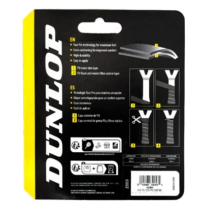 Padel omotávky DUNLOP PRO TOUR OverGrip oranžový