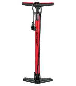 Dunlop Podlahová pumpa na kolo i míče červená 180 PSI Dunlop Podlahová pumpa na kolo i míče červená 180 PSI