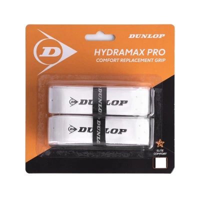 DUNLOP Squash omotávky DUNLOP Hydramax Pro PU grip - bílý DUNLOP Squash omotávky DUNLOP Hydramax Pro PU grip - bílý