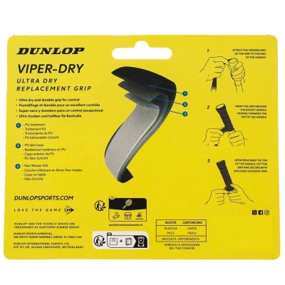Dunlop ATP VIPER-DRY bílá 1,8 mm tenisová omotávka