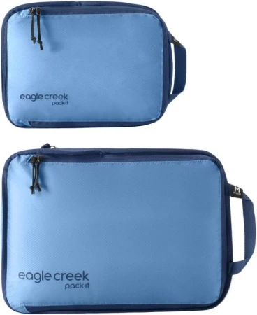 Eagle Creek kompresní obaly Pack-It Isolate Compression Cube Set S/M blue dawn
