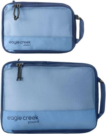 Eagle Creek kompresní obaly Pack-It Reveal Compression Cube Set S/M blue dawn