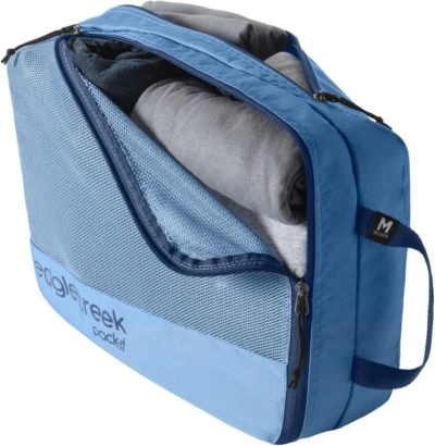 Eagle Creek Pack-It Reveal Clean/Dirty Cube M Blue Dawn cestovní obal