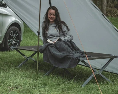 Easy Camp fleecová deka Heather Fleece Blanket grey