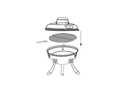 Easy Camp gril Adventure Grill orange