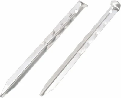 Easy Camp stanové kolíky U-steel Peg Ripple 24cm 10ks