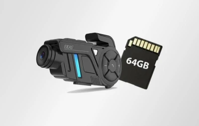 Ejeas Motocyklový interkom s rekordérem K1Pro+