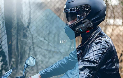 Ejeas Motocyklový interkom s rekordérem K1Pro+