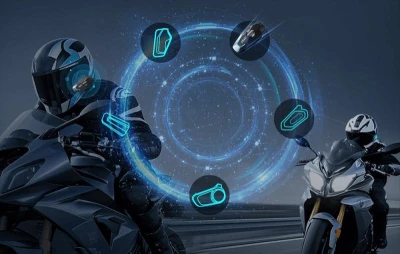 Ejeas Motocyklový interkom X10 Plus pro až 100 účastníků