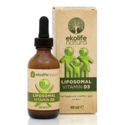 Ekolife Natura Liposomal Vitamin D3 (Lipozomálny vitamín D3) 60 ml (VÝPREDAJ)