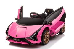 ELJET Dětské elektrické auto Lamborghini Sian růžový/pink