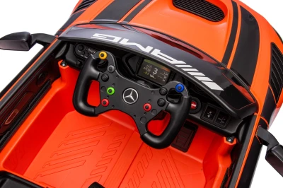 ELJET Dětské elektrické auto Mercedes AMG GT3 oranžová
