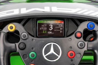 ELJET Dětské elektrické auto Mercedes AMG GT3 Premium zelená