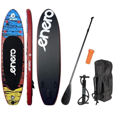 ENERO 135 kg černý 300x76x15 cm paddleboard set