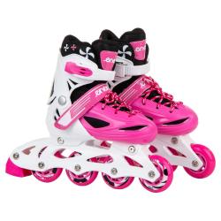 Enero 4v1 ružové detské korčule