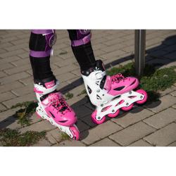 Enero 4v1 ružové detské korčule