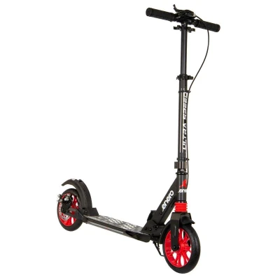 Enero Ultra Speed 200 mm černá koloběžka s brzdou a odpružením Enero Ultra Speed 200 mm černá koloběžka s brzdou a odpružením