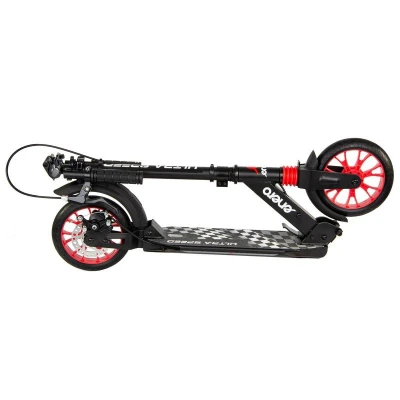 Enero Ultra Speed 200 mm černá koloběžka s brzdou a odpružením