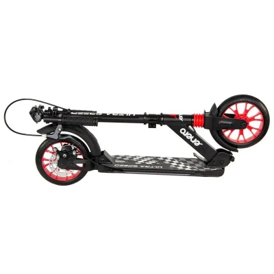Enero Ultra Speed 200 mm černá koloběžka s brzdou a odpružením (VÝPRODEJ)