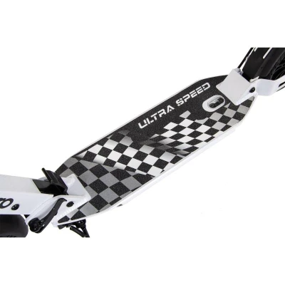 ENERO ULTRA SPEED 200mm bílá koloběžka s brzdou a odpružením