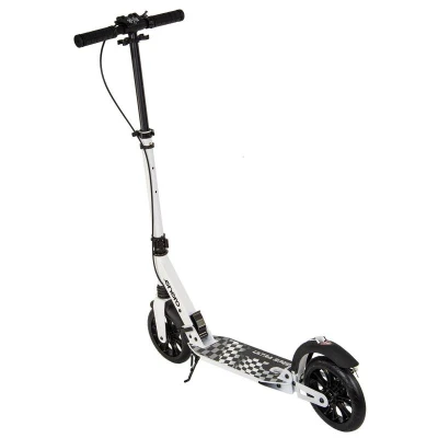 ENERO ULTRA SPEED 200mm bílá koloběžka s brzdou a odpružením