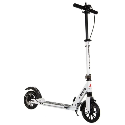 ENERO ULTRA SPEED 200mm bílá koloběžka s brzdou a odpružením (VÝPRODEJ)