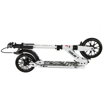 ENERO ULTRA SPEED 200mm bílá koloběžka s brzdou a odpružením (VÝPRODEJ)