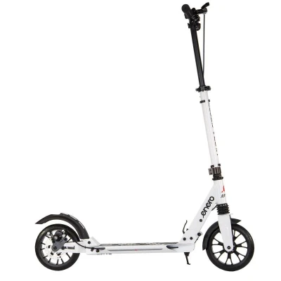 ENERO ULTRA SPEED 200mm bílá koloběžka s brzdou a odpružením (VÝPRODEJ)
