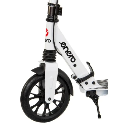 ENERO ULTRA SPEED 200mm bílá koloběžka s brzdou a odpružením (VÝPRODEJ)