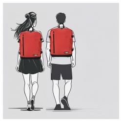 Enrico Benetti Amsterdam 54687 Red batoh